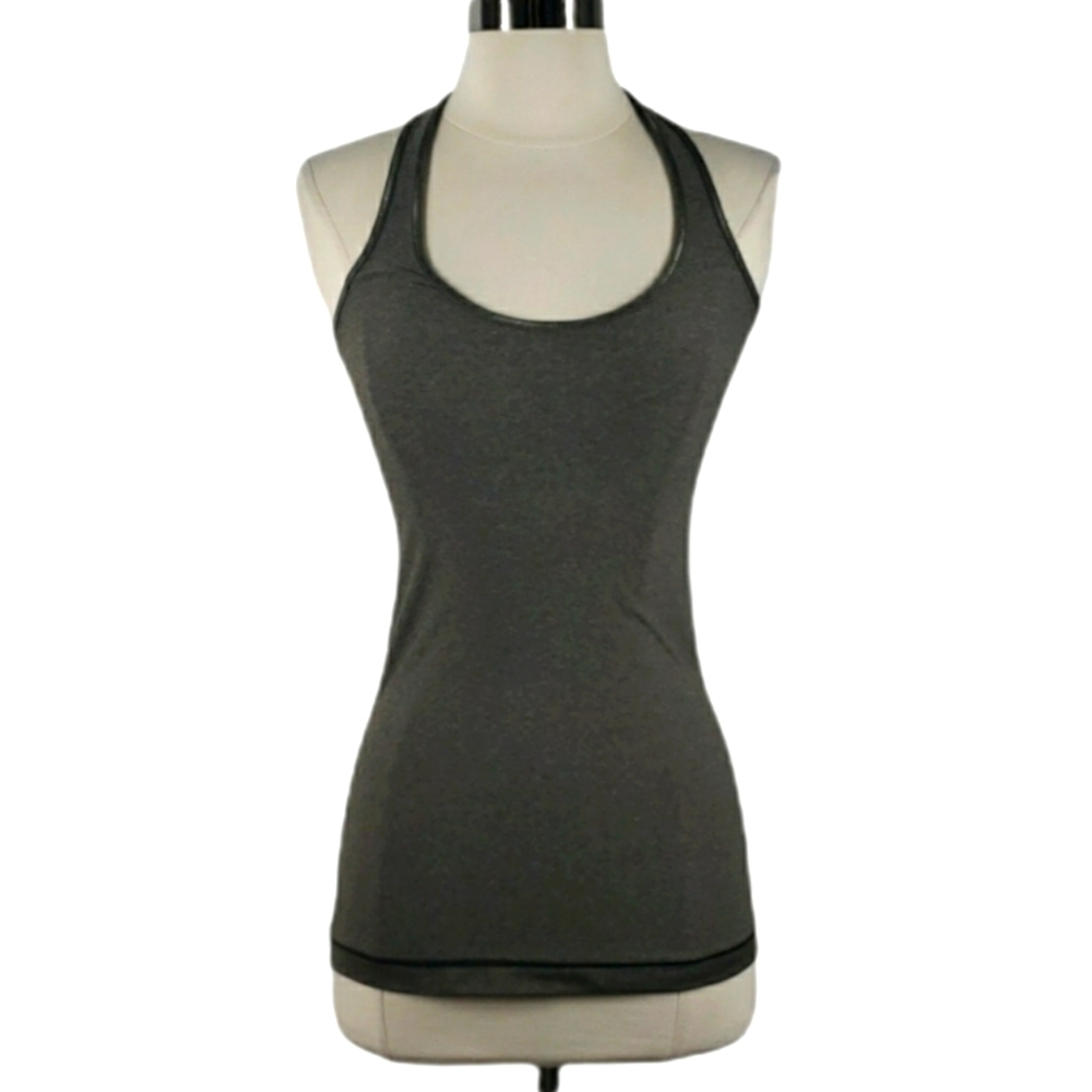 Lululemon Tank Top Heathered Army Green Size 2